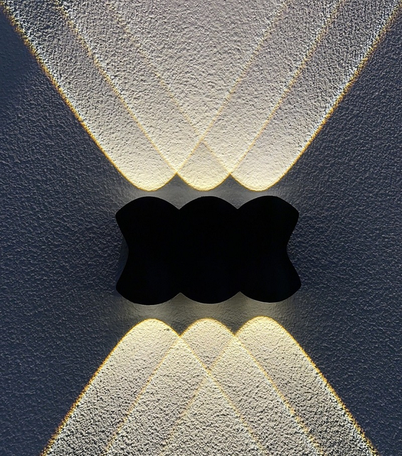 Lámpara de pared para interiores y exteriores Lámpara de pared LED hacia arriba y hacia abajo IP65 Iluminación impermeable Apliques modernos para exteriores Apliques modernos de iluminación para exteriores Aplique moderno para exteriores 