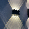 Lámpara de pared para interiores y exteriores Lámpara de pared LED hacia arriba y hacia abajo IP65 Iluminación impermeable Apliques modernos para exteriores Apliques modernos de iluminación para exteriores Aplique moderno para exteriores 