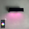 Lámpara de pared inteligente, lámpara de pared led controlada por aplicación, luces led de pared para interiores, luces led de pared para interiores, interruptor de luz controlado por aplicación