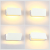  columpio hacia arriba y hacia abajo control remoto de lámparas de pared de tres colores aplique de pared led regulable luces led de escalera interior luces led de escalera interior luces led de escalera interior