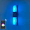 Lámpara de pared con Control por aplicación Tuya de 9W, lámpara de pared con cinturón dorado, lámpara de pared inteligente, iluminación exterior