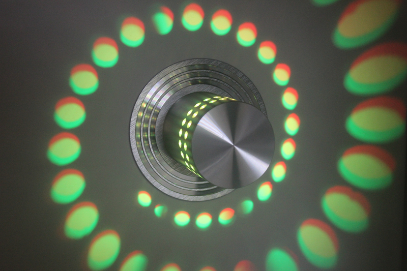 LED techo poroso LED RGB techo lámpara de pared con control remoto interior Led escalera pared luz AC85-265 regalo de Año Nuevo