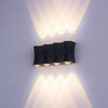 Luz LED de pared moderna impermeable IP65 arriba abajo 8W iluminación exterior hogar Hotel tienda pasillo porche aplique lámparas de pared AC 220V 110V