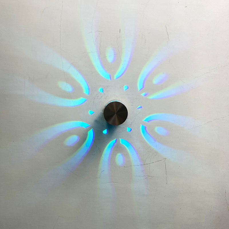 Luz de pared en espiral Led colorido Control remoto para fondo atmósfera Club Bar KTV teatro recepción Villa Decoración