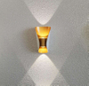 Lámpara led decorativa, tamaño pequeño, forma de barco, lámpara de pared arriba y abajo, luz interior moderna para exteriores