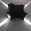 Impermeable IP65 LED Lámpara de pared para exteriores 12W Cross Star 4 Iluminación lateral para decoración de jardín