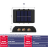 Luz Led Solar para exteriores, impermeable, balcón, luces solares para patio, calle, paisaje, decoración de jardín, lámpara de pared Solar para exteriores