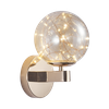 Lámpara de pared estrellada pequeña de 6 W, superventas, vidrio chapado en hierro forjado para uso en interiores