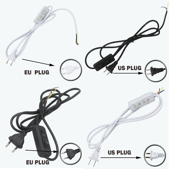 Interruptor de luz 301, el mejor precio, calidad para luz colgante, superventas, interruptor de doble botón, cable de enchufe europeo con 100% de seguridad