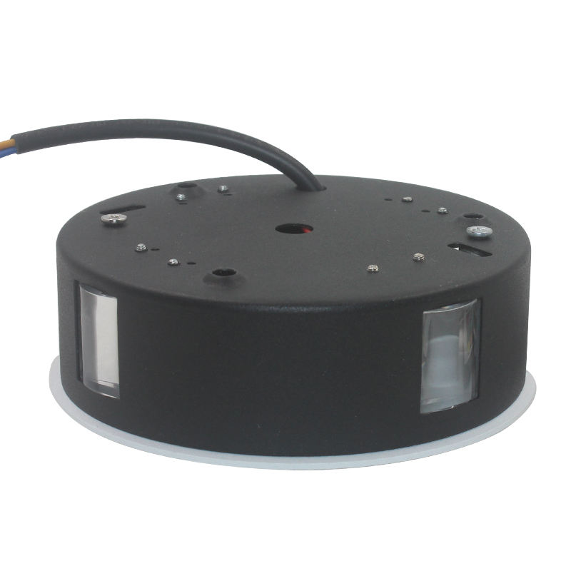 Lámpara de pared nórdica moderna de 8 W, resistente al agua, Ip65, luz de pared Led de aluminio hacia arriba y abajo para jardín, Hotel, cristal de cuerpo blanco luminoso