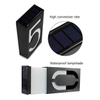 Lámpara solar digital Lámpara digital Número de casa Luz LED Número de casa Dirección Lámpara de porche montada en la pared digital, con batería Lámpara de porche E