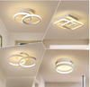 Círculo blanco Lámparas de techo para sala de estar Lámpara de techo colgante Dormitorio Lámpara de techo Lámpara de techo Led Lámpara de techo moderna