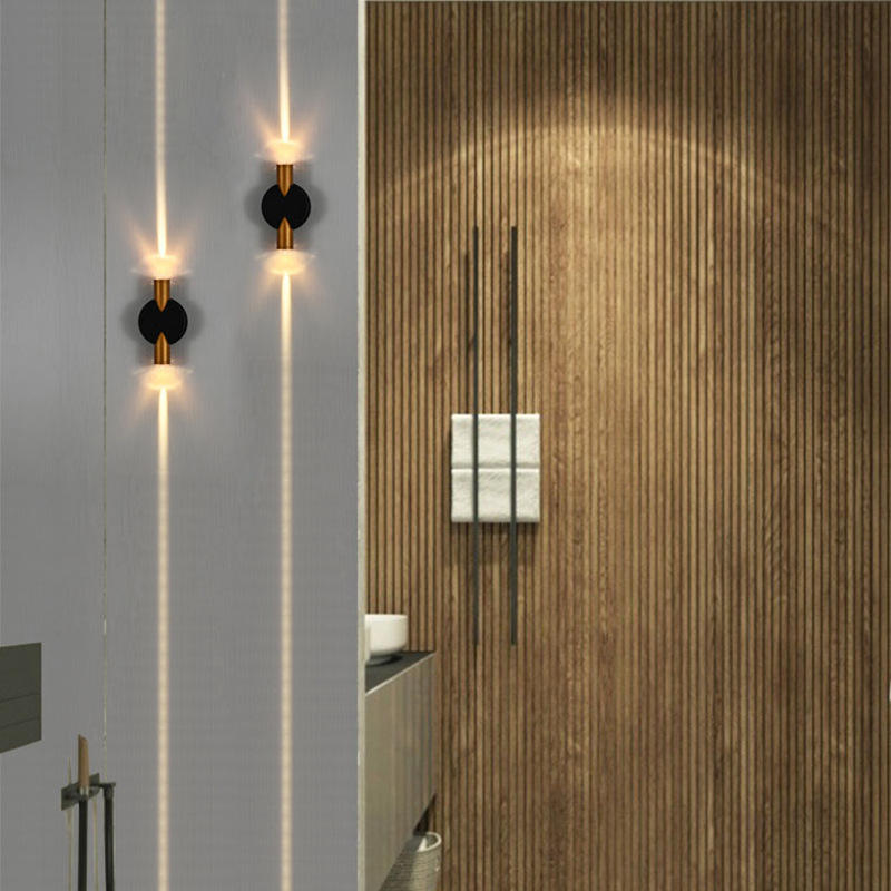 Moderna, sencilla, creativa, para exteriores, impermeable, lámpara de pared LED, lámparas de patio, lámpara de puerta, terraza, balcón, luz de pared