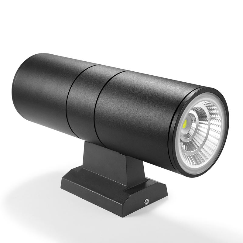 6W 12W COB Up Down impermeable IP65 lámpara de porche de doble cabeza cilindro exterior interior balcón accesorio Led pared lámpara de pared