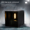 Estilo industrial 12W impermeable IP65 haz ajustable de aluminio al aire libre LED cubo impermeable pared luz