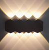 Lámpara de pared con personalidad nórdica, Fondo de sala de estar Led Simple, lámpara de pared redonda, iluminación de pasillo de Hotel, forma de diamante