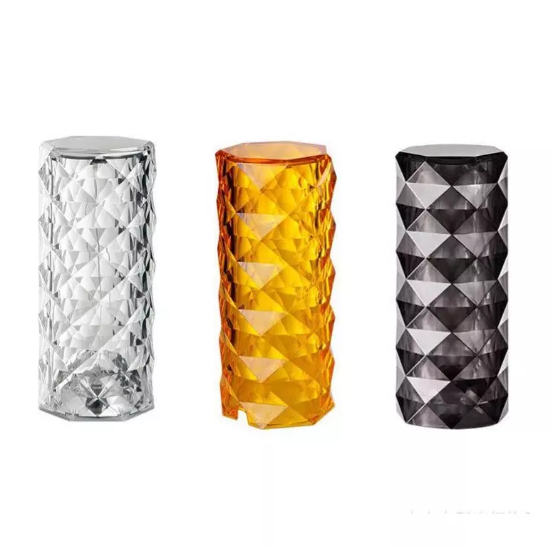 Regalo de cumpleaños para niña, lámpara de mesa acrílica, lámpara de mesa con sentido de la atmósfera, lámpara de mesa recargable por USB, lámpara de mesa romántica
