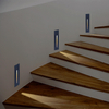 Luz de pared Led de lujo creativa moderna para interiores y exteriores, lámpara de pie de lujo para el hogar de 1w, luces de paso led empotradas, luz de pared para escaleras
