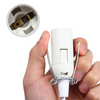 Cable de alimentación de 1,8 m con atenuador, interruptor de encendido y apagado, Clip de Metal E14 E27, Base de lámpara, soporte de lámpara colgante, Cable de enchufe para luz de roca salada