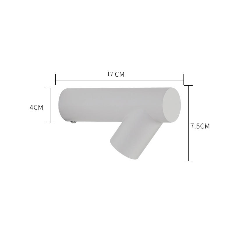 Acrílico moderno Sensor de movimiento LED luz de pared impermeable IP65 6W 12W interior exterior LED lámpara de pared porche alumbrado público balcón
