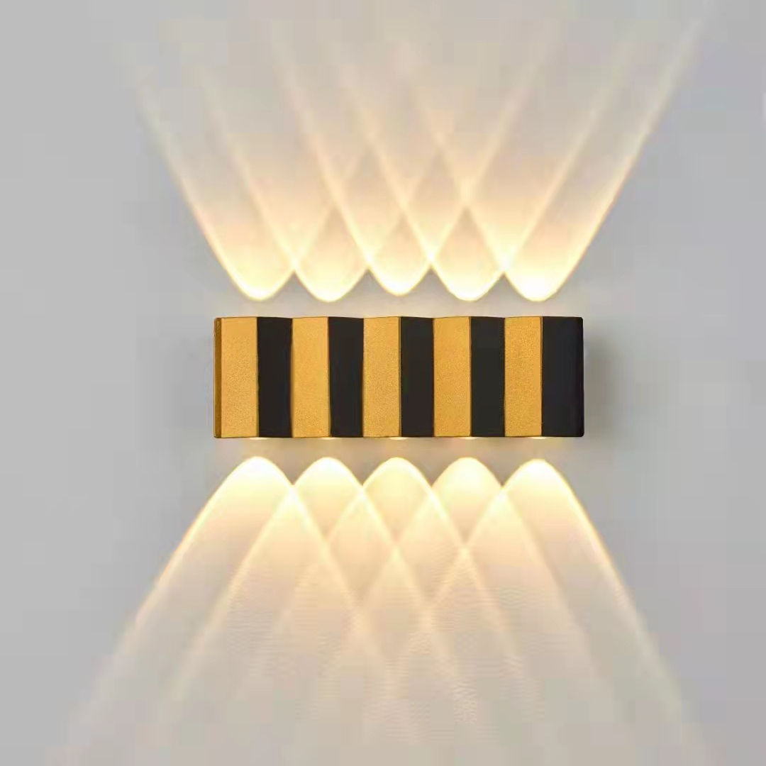 Nueva lámpara LED de pared para exteriores, lámpara de lavado de pared impermeable para interiores y exteriores, para patio, dormitorio, pasillo, balcón, foco de pared