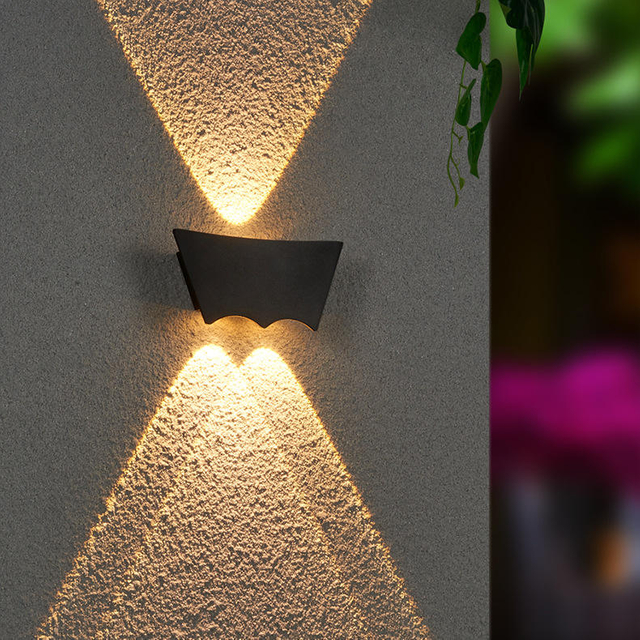 Luz LED de pared moderna impermeable IP65 Up Down 10W iluminación exterior hogar Hotel tienda pasillo porche aplique lámparas de pared AC 220V 110V