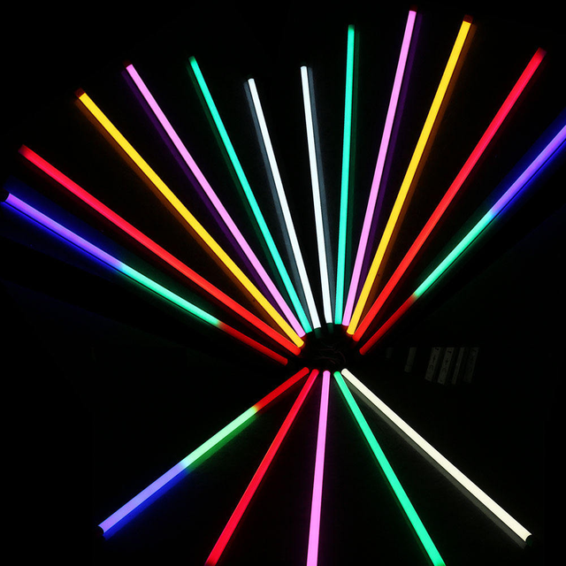 Venta al por mayor t8 led tubo de luz colorido rgb 18W 4ft t8 PC impermeable led tubo para exterior e interior