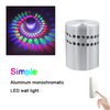 Luz mixta Luz de pared con orificio en espiral de alta calidad e iluminación interior con precio de fábrica colorido para la decoración de la sala de estar