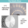 Lámparas de buena calidad Lámpara de pared interior Rgb luces led estéticas