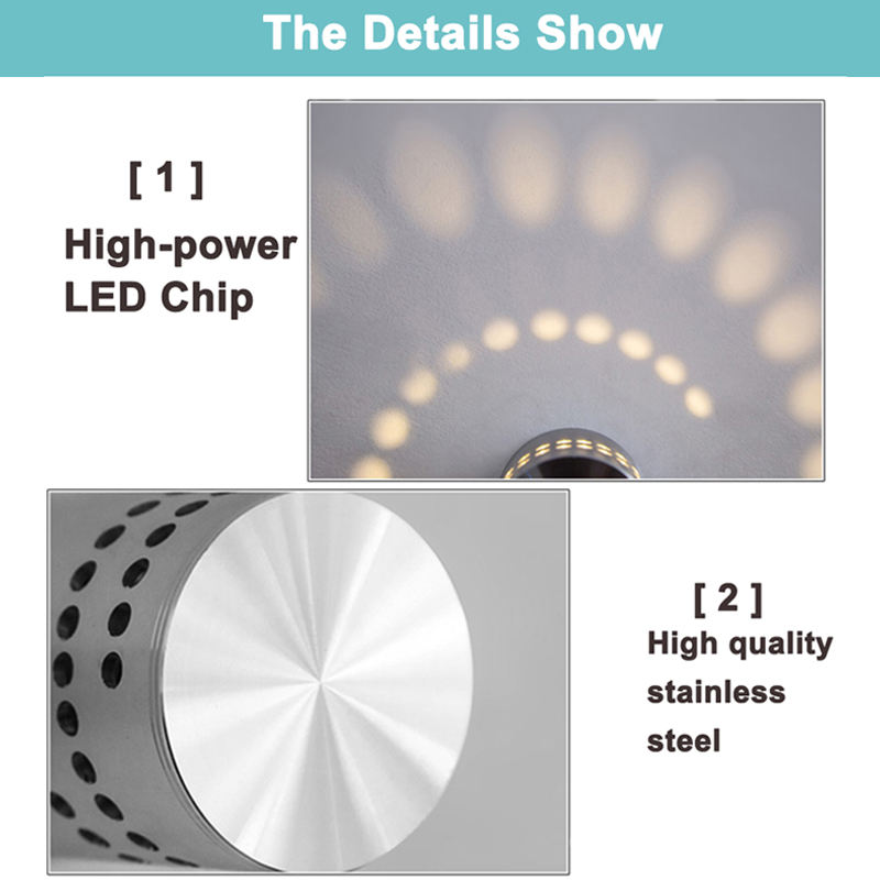 Lámparas de buena calidad Lámpara de pared interior Rgb luces led estéticas
