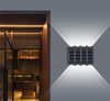 Luz de pared LED Solar 2023, luz de pared de empalme luminosa, lámpara de pared exterior impermeable IP65 para decoración de jardín y patio