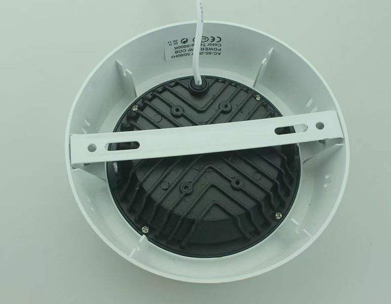 Lámpara de panel led de 10W, 15W, 25W, 30W, luz empotrada montada en superficie cob, balcón, dormitorio, cocina, circular, sin agujeros