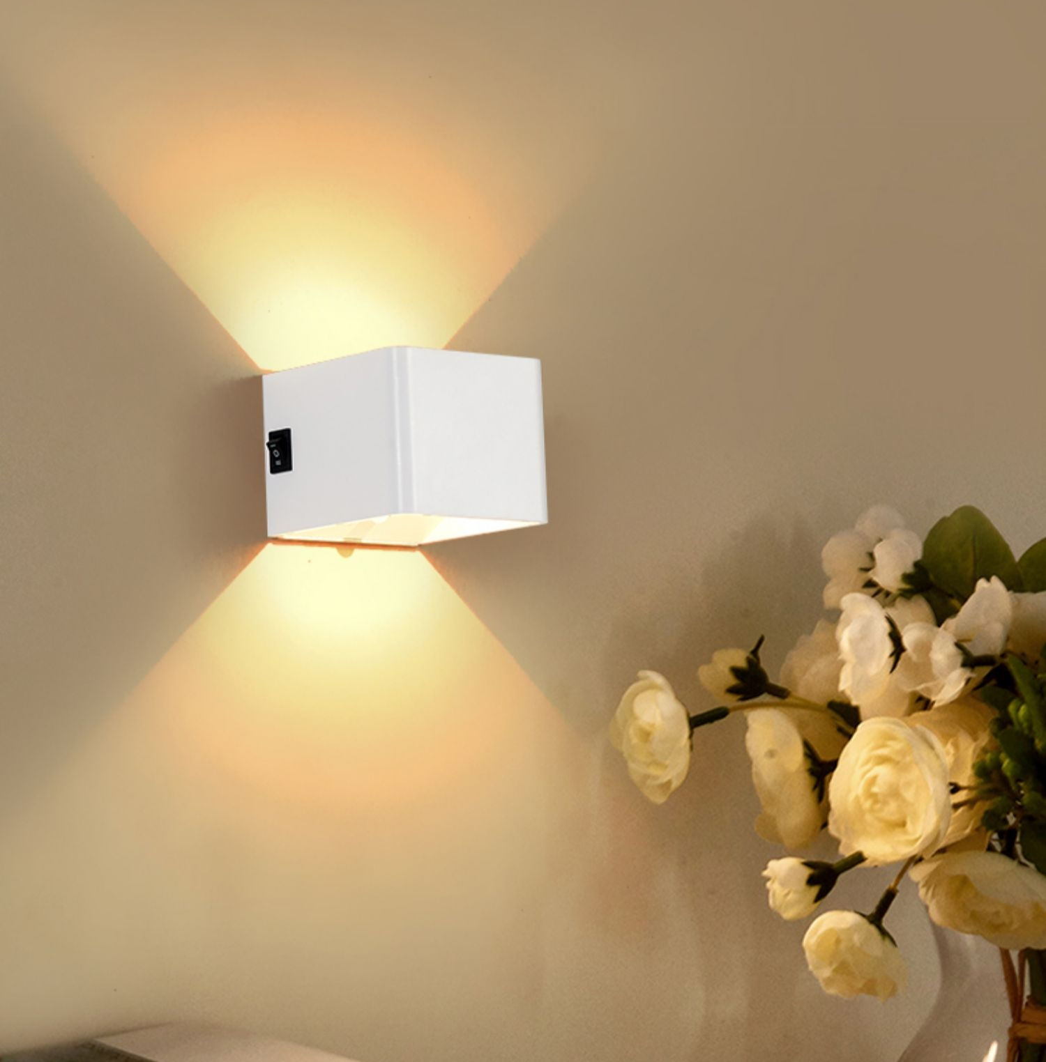 Luces de pared recargables por USB 2023, iluminación con Sensor de movimiento interior para el hogar, lámpara de noche para dormitorio, luces decorativas para pasillo, escalera, lámpara de pared