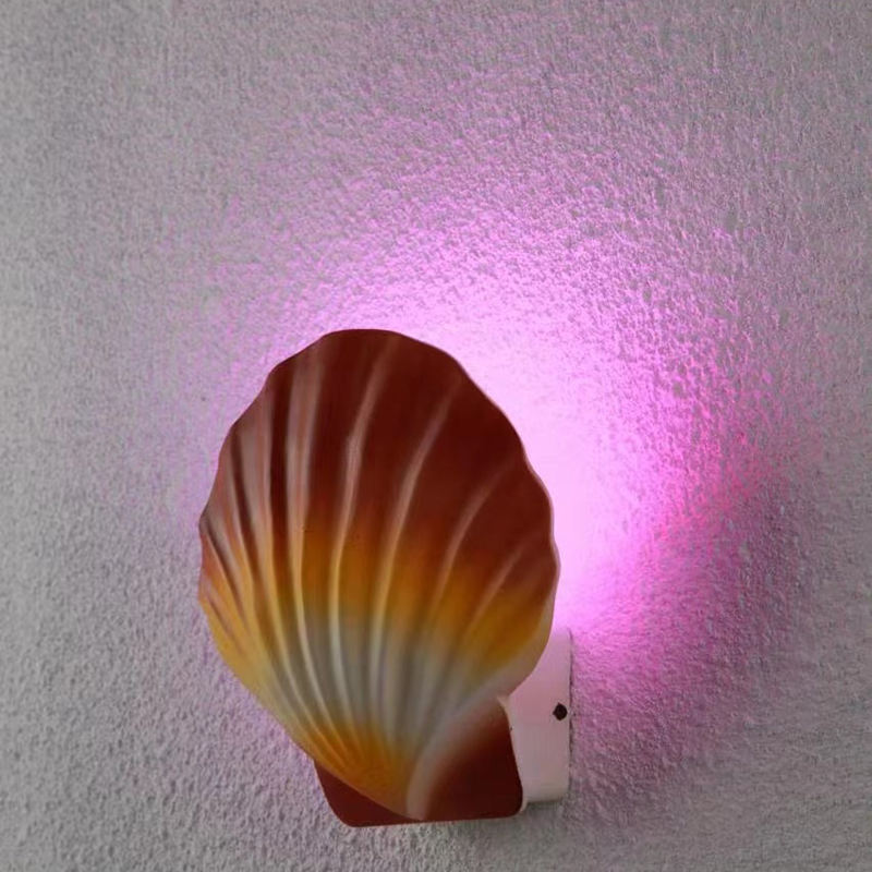5W nueva lámpara impermeable IP65 LED moderna luz de pared Led exterior interior luz Loft jardín Shell lámpara