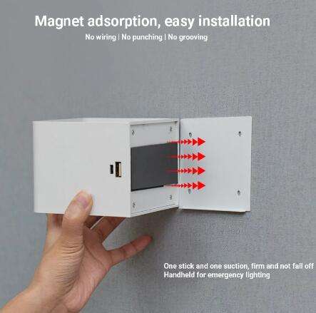 5W Sensor de movimiento Led Night Light Lámpara de pared recargable para interiores Lámpara de noche usb Lámpara de noche con puerto usb Lámpara de noche con lámparas de noche usb con 