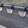 Blanco cálido LED Lámpara solar Camino Escalera Luces de jardín al aire libre Energía solar Balcón Luz Decoración para Patio Escalera Valla productos