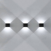 12W IP65 Iluminación exterior Lámpara de pared moderna Lámpara de pared LED impermeable para interiores Luz de sala de estar Luz de pared led cuadrada