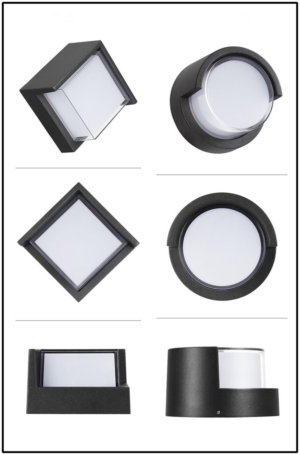 Lámpara de pared Led de 5W, iluminación de pared impermeable para exteriores, lámpara de pared interior para el hogar, escalera, dormitorio, cabecera, baño, pasillo, iluminación