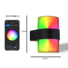 Tuya Smart App Control impermeable IP 65 LED Wandlamp colorido impermeable al aire libre lámpara de pared moderna luz al aire libre