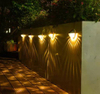 Luces LED para exteriores, Sensor de Control de luz, decoración de jardín, valla Solar, lámpara de pared, semicírculo, lámparas de calle impermeables de energía