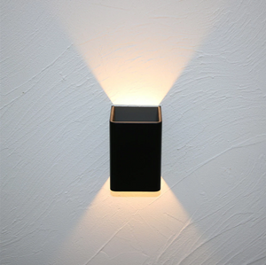 Lámpara de aluminio moderna de 5 W, lámpara de pared LED Art Deco, accesorio de iluminación RGB, luz de noche para dormitorio