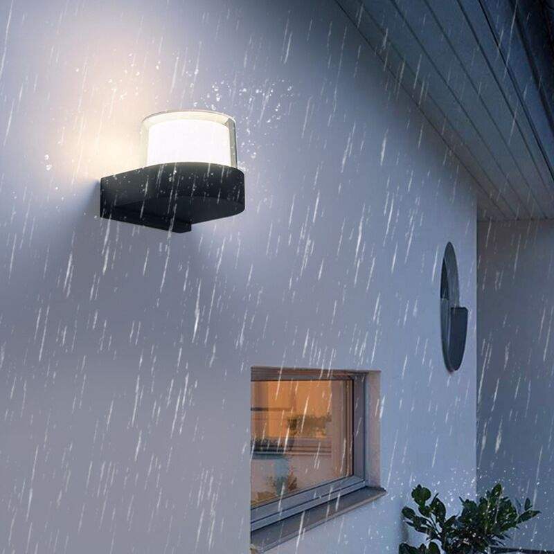 Nueva lámpara de pared inteligente LED de control de aplicación IP65 lámpara de pared decorativa de moda colorida a prueba de agua