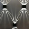 Lámparas de pared LED IP65 impermeables para exteriores/interiores, iluminación para escaleras, A85-265V, luz de arriba hacia abajo para jardín, pared de salón, decoración de la habitación del hogar