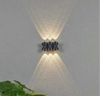 Lámpara de pared LED montada en la pared para interiores al aire libre hacia arriba y hacia abajo de iluminación impermeable IP65
