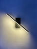 Lámparas de pared LED modernas 330 Dormitorio giratorio 6W AC85V-265V Aplique de pared Lámpara negra Pasillo decoración interior Iluminación