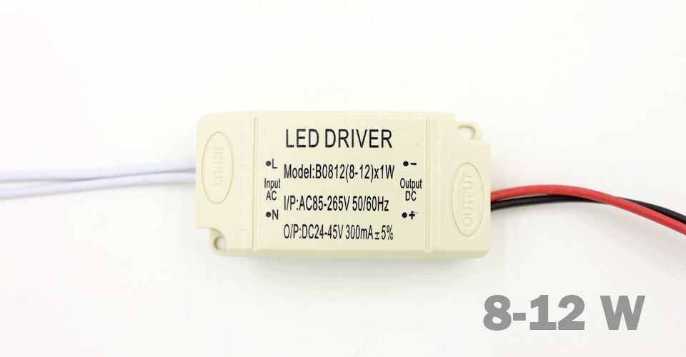 Controlador LED Controlador no aislado Controlador para luces LED Transformador de alta potencia de plástico de buena calidad 220V 110V 12V Fuente de alimentación conmutada Aplique Lámpara Precio de fábrica