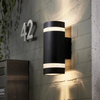 Lámparas de pared LED a prueba de agua para exteriores Iluminación exterior de aluminio IP65 Patio de jardín DECO Interior Europa Luz interior moderna