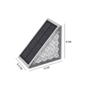 Luz de pared solar para exteriores, luces de pared LED impermeables para patio, calle, paisaje, jardín, lámpara de decoración, lámpara de pared solar para exteriores