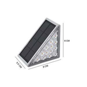 Luz de pared solar para exteriores, luces de pared LED impermeables para patio, calle, paisaje, jardín, lámpara de decoración, lámpara de pared solar para exteriores