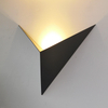 Luz de paso empotrada de aluminio Luz de pared de escalera led 3w Lámpara de cuerpo blanco luminoso negro interior luces de habitación led